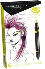 Prismacolor - Assorted Colors, Art Marker - Brush Tip, Alcohol Based Ink - Top Tool & Supply