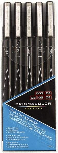 Prismacolor - Black Art Marker - Fine Tip, Alcohol Based Ink - Top Tool & Supply