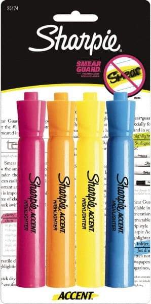 Sharpie - Assorted Colors, Highlighter - Chisel Tip, AP Nontoxic Ink - Top Tool & Supply