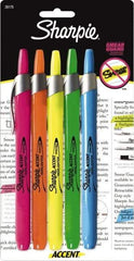 Sharpie - Assorted Colors, Highlighter - Chisel Tip, AP Nontoxic Ink - Top Tool & Supply