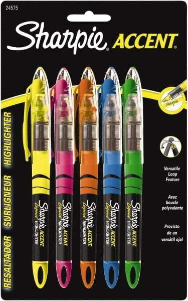 Sharpie - Assorted Colors, Highlighter - Chisel Tip, AP Nontoxic Ink - Top Tool & Supply