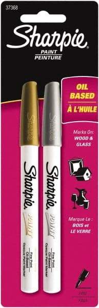 Sharpie - Gold and Silver Paint Marker - Fine Tip - Top Tool & Supply