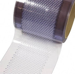 Aleco - Clear Replacement Vinyl Strip Standard Dock Curtain Strips - 8" Wide x 300' Long x 0.08" Thick, PVC - Top Tool & Supply