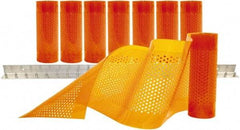 Aleco - 4' Door Width x 7' Door Height PVC AmberTech Anti-Insect Strip Door Kit - Amber - Top Tool & Supply