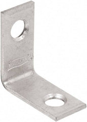 National Mfg. - 1" Long x 1/2" Wide, Steel, Corner Brace - Zinc Plated - Top Tool & Supply