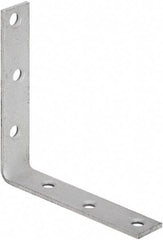 National Mfg. - 5" Long x 1" Wide, Galvanized Steel, Corner Brace - Galvanized - Top Tool & Supply