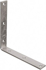 National Mfg. - 8" Long x 1-1/4" Wide, Steel, Corner Brace - Zinc Plated - Top Tool & Supply