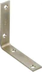 National Mfg. - 4 Inch Long x 7/8 Inch Wide, Steel, Corner Brace - Zinc Plated - Top Tool & Supply