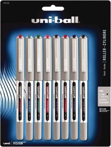 Uni-Ball - Roller Ball 0.7mm Stick Pen - Assorted Colors - Top Tool & Supply