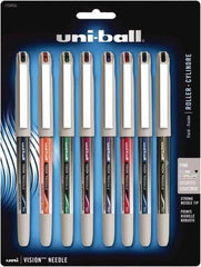 Uni-Ball - Roller Ball 0.7mm Stick Pen - Black, Blue, Green, Midnight Black, Orange, Pink, Purple & Red - Top Tool & Supply