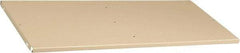 Tennsco - Champagne/Putty, Steel, Cabinet Shelf - 36" Wide x 18" Deep Body - Top Tool & Supply