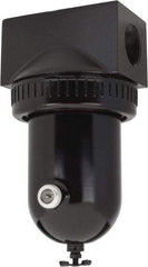 PRO-SOURCE - 425 CFM Oil/Water Condensate Separation Filter - 1-1/2" 250 psi, Manual Drain - Top Tool & Supply