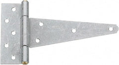 National Mfg. - 2 Piece, 5-1/2" Long, Galvanized Extra Heavy Duty - 8" Strap Length, 2-5/8" Wide Base - Top Tool & Supply