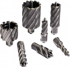 Cleveland Steel Tool - 1-15/16" Diam x 2" Deep Carbide-Tipped Annular Cutter - Top Tool & Supply