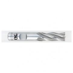 29/32 Dia. x 4-1/8 Overall Length 4-Flute Square End HSSE SE End Mill-Round Shank-Center Cutting-TiCN - Top Tool & Supply