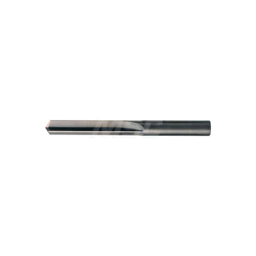 Die Drill Bit: 0.1285″ Dia, 140 °, Solid Carbide Bright Finish, 23.81mm Flute Length, 49.21mm OAL