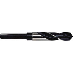 Reduced Shank Drill Bit: 15/16'' Dia, 1/2'' Shank Dia, 118  ™, High Speed Steel 6'' OAL, Oxide Finish, Weldon Shank, RH Cut, Series 911