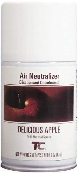 Rubbermaid - 6 oz Air Freshener Dispenser Aerosol Refill - Apple, Compatible with Standard Aerosol Dispensers - Top Tool & Supply