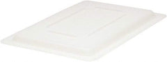 Rubbermaid - 18" Long x 12" Wide, Rectangular Polyethylene Lid - Snap-On, Use with FG350400, FG350700, FG350900 - Top Tool & Supply