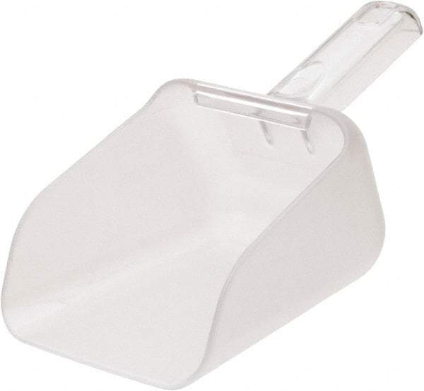 Rubbermaid - 32 oz Clear Polycarbonate Flat Bottom Scoop - 4.8" Wide x 4.7" Deep Bowl, 10.8" OAL - Top Tool & Supply