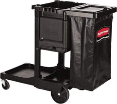 Rubbermaid - Aluminum & Structural Web Plastic Janitor Cart - 552mm Width, 1,168.4mm Long - Top Tool & Supply