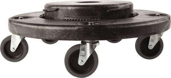 Rubbermaid - High-Density Polyethylene Quiet Trash Can Dolly - Top Tool & Supply