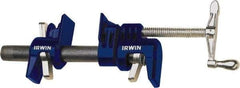 Irwin - 1/2" Pipe, 1-7/8" Throat Depth, Clutch Pipe Clamp - For Use with Unthreaded Pipe - Top Tool & Supply