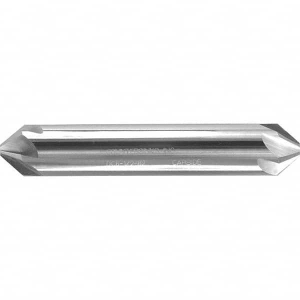 Melin Tool - 3/16" Head Diam, 3/16" Shank Diam, 6 Flute 60° Solid Carbide Countersink - Top Tool & Supply