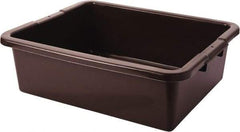 Rubbermaid - 7.1 Gal, Brown Polyethylene Tote Container - Nesting, 21-1/2" Long x 17.1" Wide x 7" High - Top Tool & Supply