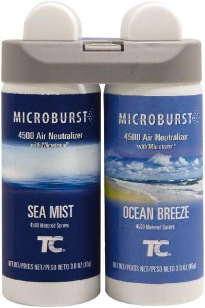 Rubbermaid - 3 oz Air Freshener Dispenser Aerosol Refill - Ocean Breeze, Compatible with Duet Dispensers - Top Tool & Supply