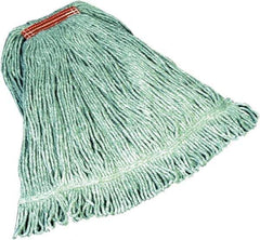 Rubbermaid - 5" Red Head Band, Large Blended Fiber Loop End Mop Head - 4 Ply, Side Loading Connection - Top Tool & Supply