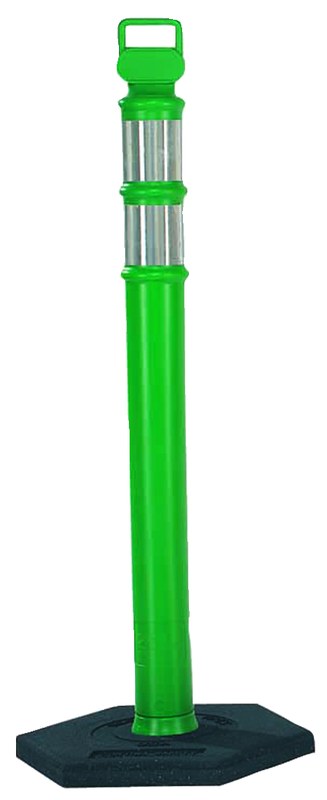 Delineator Green with 10lb. Base - Top Tool & Supply