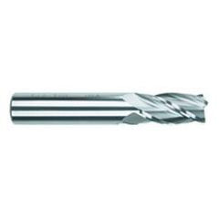 7/8 Dia. x 4 Overall Length 4-Flute Square End Solid Carbide SE End Mill-Round Shank-Center Cut-Uncoated - Top Tool & Supply