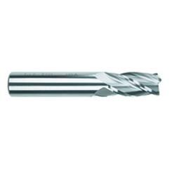 5/8 Dia. x 5 Overall Length 4-Flute Square End Solid Carbide SE End Mill-Round Shank-Center Cut-TiAlN - Top Tool & Supply