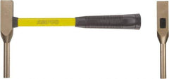 Ampco - Nonsparking Backing Out Hammer - 14" OAL, 14" Long Fiberglass Handle, 1/2" Face Diam - Top Tool & Supply