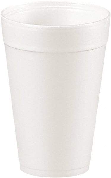 DART - Foam Drink Cups, 32 oz, 25/Bag, 20 Bags/Carton - White - Top Tool & Supply