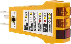 PRO-SAFE - Anti-Static Equipment Accessories Type: Outlet Tester Anti-Static Equipment Compatibility: All Electrical Outlets in USA - Top Tool & Supply