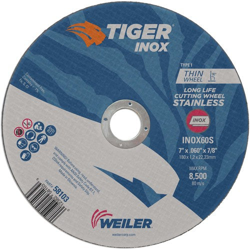 7X.060 TIGER INOX TYPE 1 C/O WHL - Top Tool & Supply