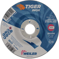 5X1/4 TIGER INOX TYPE 27 GRIND WHL - Top Tool & Supply