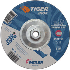 7X1/4 TIGER INOX TYPE 27 GRIND WHL - Top Tool & Supply