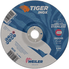 7X1/4 TIGER INOX TYPE 27 GRIND WHL - Top Tool & Supply