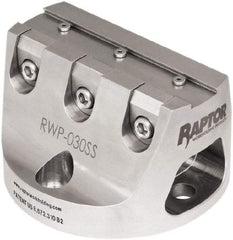 Raptor Workholding - 3/4" Jaw Width, 3" High Dovetail Vise - For Use with 4 & 5 Axis Workholding Systems - Top Tool & Supply