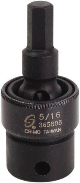 Sunex Tools - 3/8" Drive, 5/16" Impact Hex Bit Socket - Top Tool & Supply