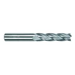 3/8 Dia. x 2-1/2 Overall Length 4-Flute Square End Solid Carbide SE End Mill-Round Shank-Center Cut-TiCN - Top Tool & Supply