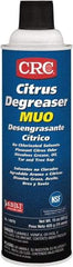 CRC - 20 oz Aerosol Cleaner/Degreaser - Aerosol, d-Limonene Solvent, Petroleum Distillate, Citrus - Top Tool & Supply