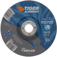 6X1/4 TIGER ALUM T27 GRIND WHL - Top Tool & Supply