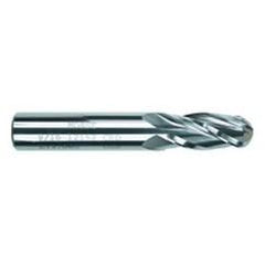 1/4 Dia. x 3 Overall Length 2-Flute Square End Solid Carbide SE End Mill-Round Shank-Center Cut-TiAlN - Top Tool & Supply