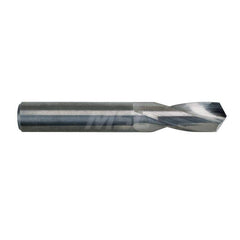 Screw Machine Length Drill Bit: 0.1417″ Dia, 118 °, Solid Carbide Bright/Uncoated, Right Hand Cut, Spiral Flute, Straight-Cylindrical Shank, Series 226