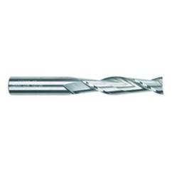 1/4 Dia. x 3 Overall Length 2-Flute Square End Solid Carbide SE End Mill-Round Shank-Center Cut-Uncoated - Top Tool & Supply