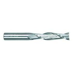 1/2 Dia. x 4 Overall Length 2-Flute Square End Solid Carbide SE End Mill-Round Shank-Center Cut-Uncoated - Top Tool & Supply